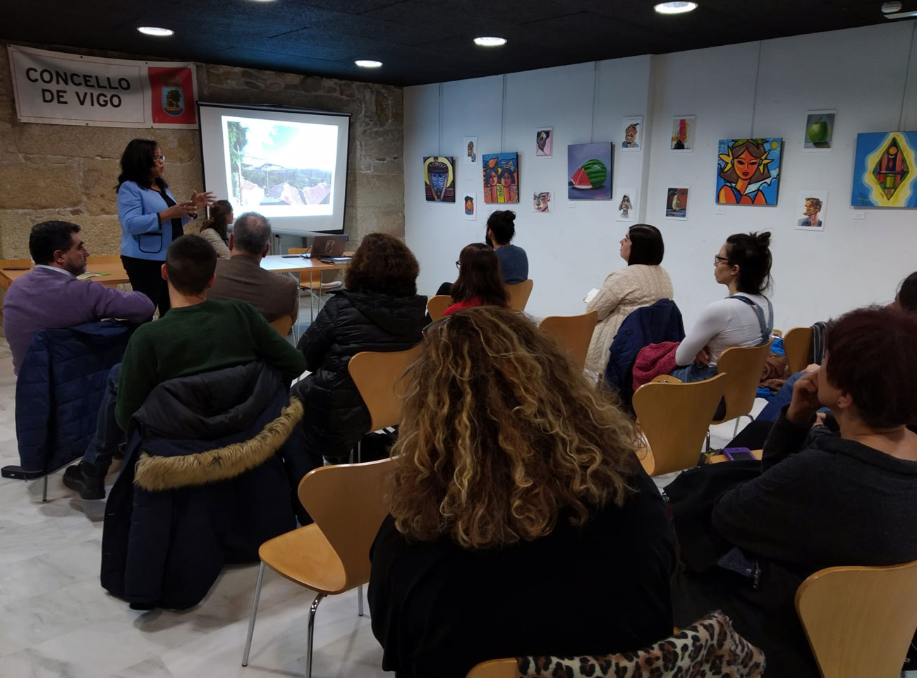 Ana Vásquez presidenta de CIDEL, visita Galicia y algunos de sus centros educativos en unas jornadas de visibilización y sensibilización “Galicia-República Dominicana”.
