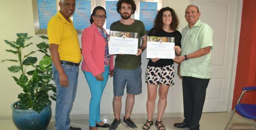 Glòria Jurado y Edgar González